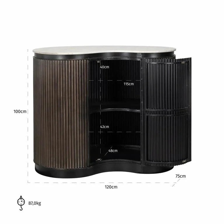 Bar Mayfield 1-dörr (Brown)