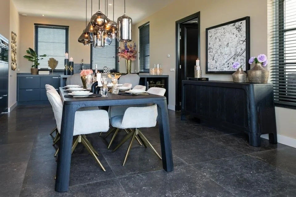 Byrå RICHMOND - BACCARAT, massiv ek / svart