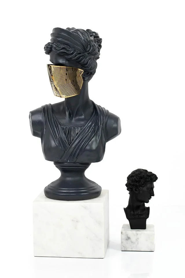 KARE dekoration BUSTO MASKED DAME 50 cm
