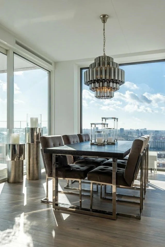 RICHMOND måttebord BLACKBONE SILVER 220