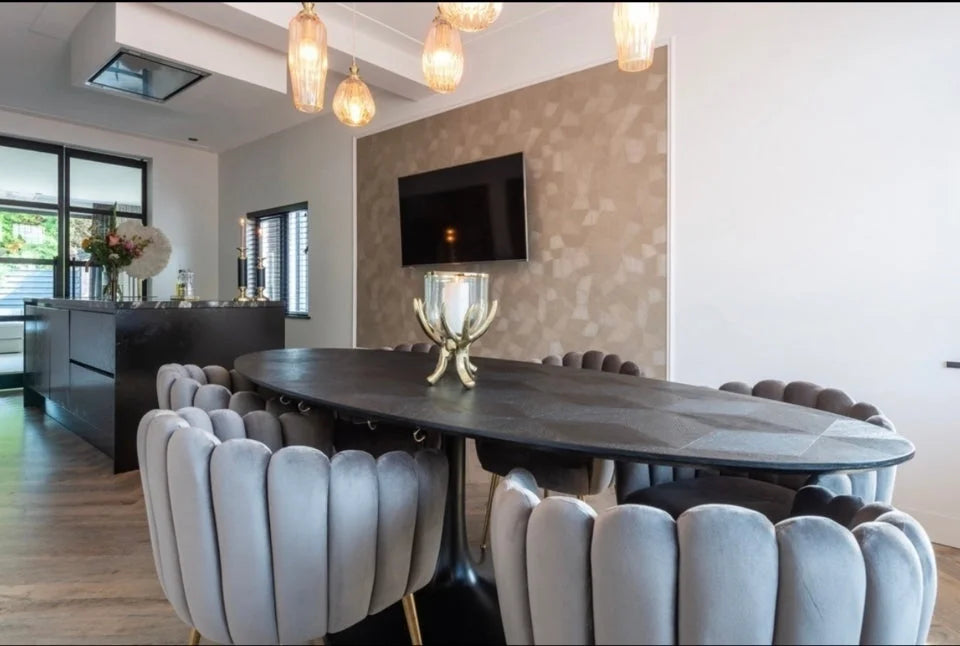 RICHMOND måttebord BLAX 250 - oval skiva