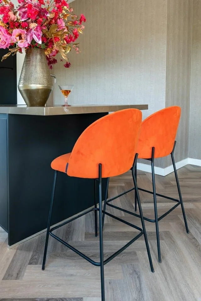 RICHMOND barstol ALYSSA 65 - lysrød