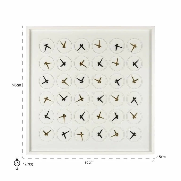 RICHMOND målning TID 90x90cm