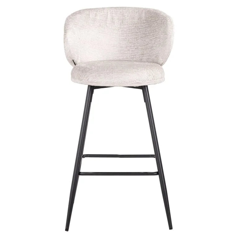 RICHMOND sæt om 2 MIMI barstolar lysbeige