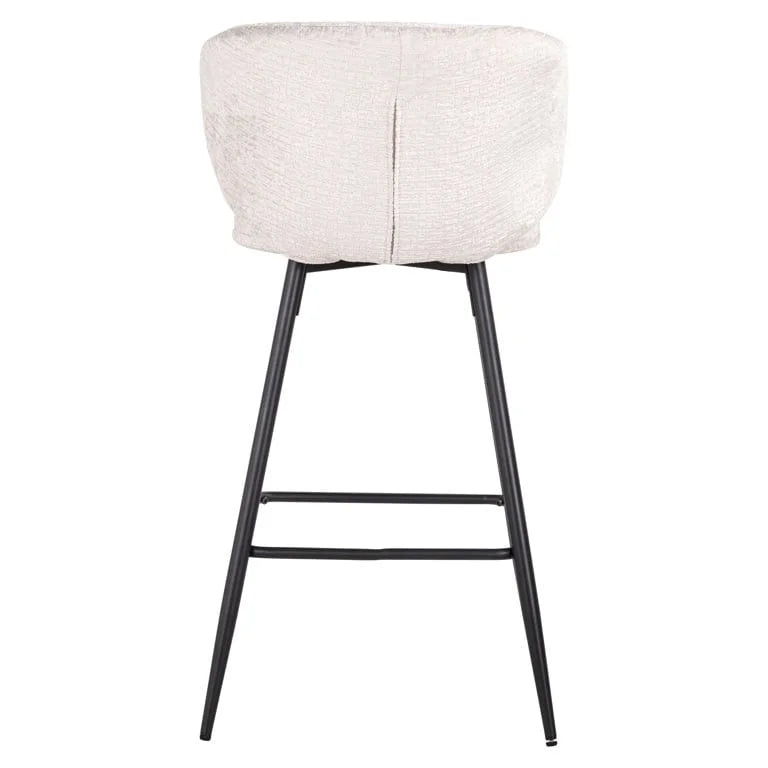 RICHMOND sæt om 2 MIMI barstolar lysbeige