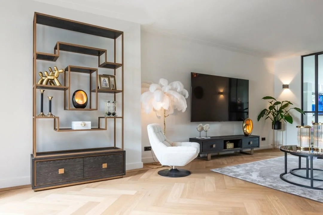 RICHMOND snurrfåtölj RICHELLE vit