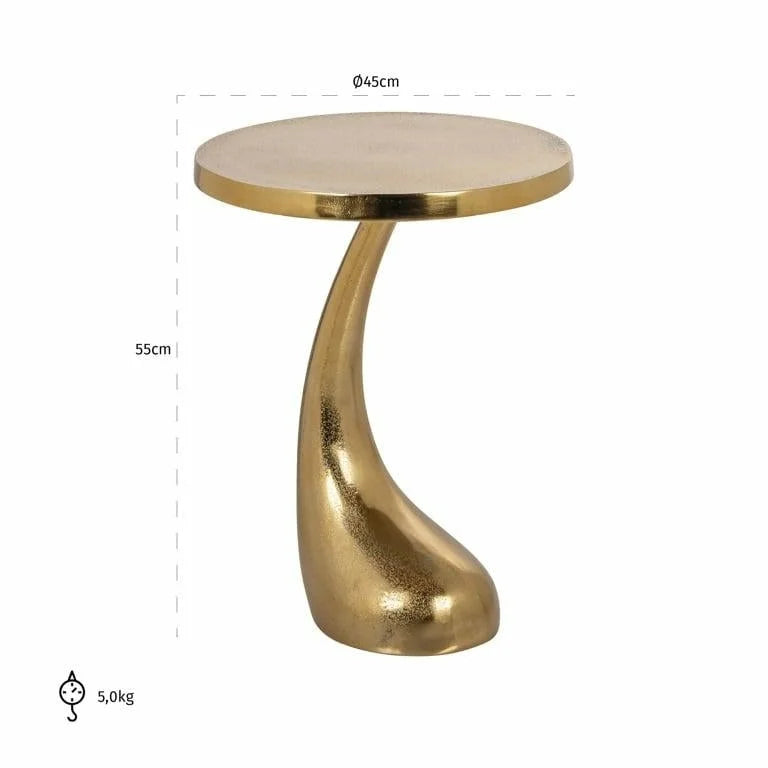 Bord RICHMOND - DELFIN, guld
