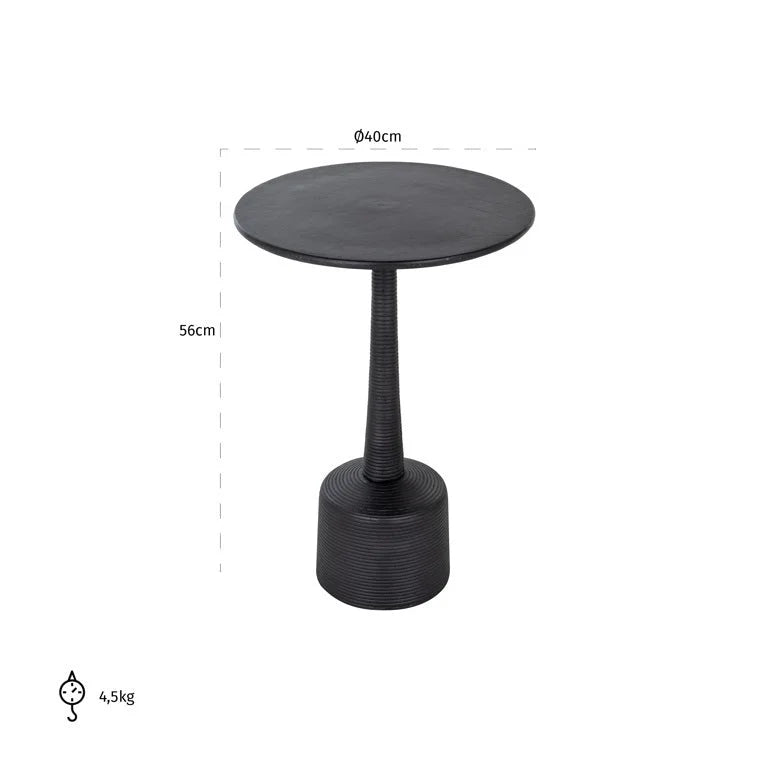 Sidobord RICHMOND - WILLY, sort