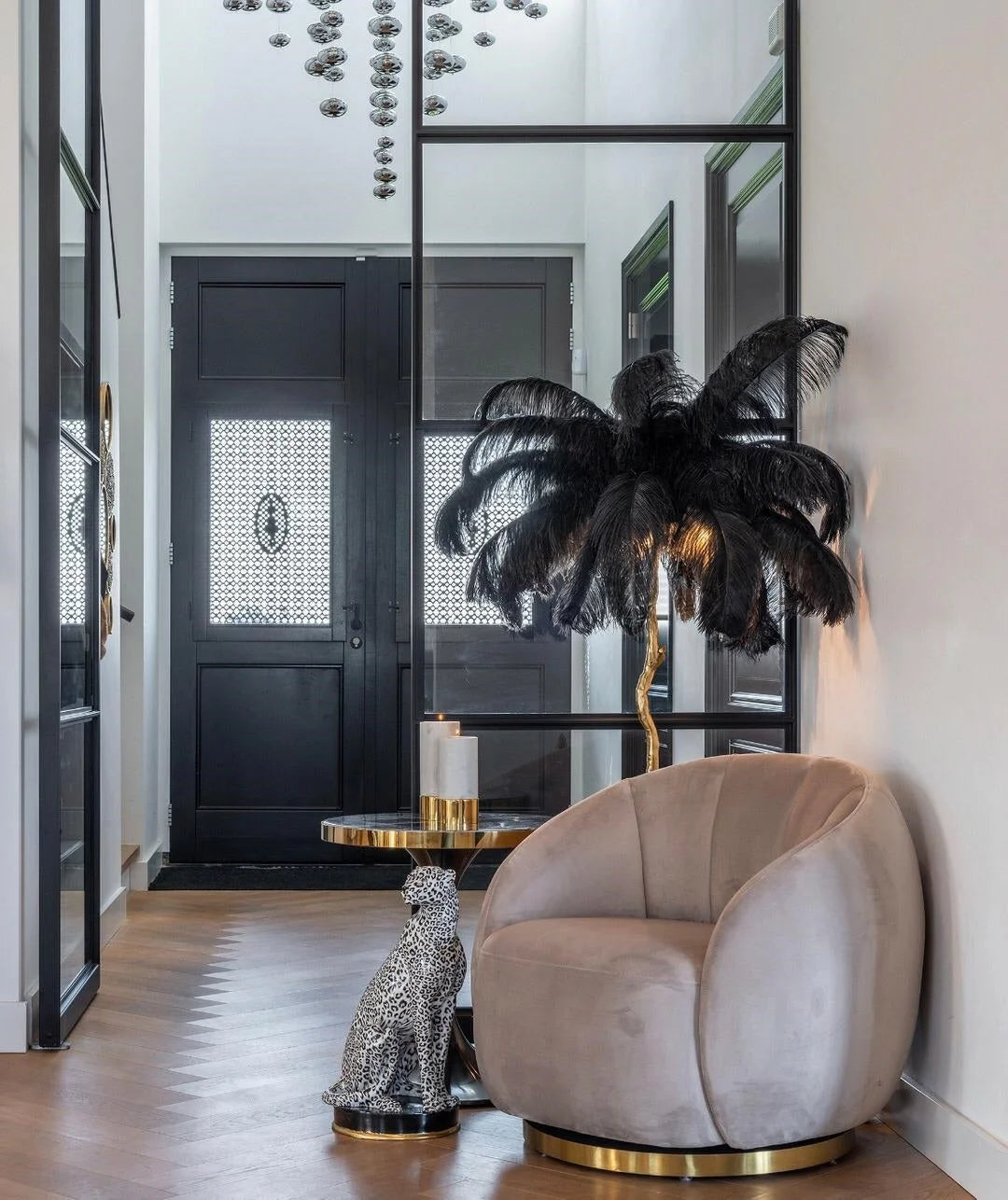 Snurrfåtölj Jago khaki