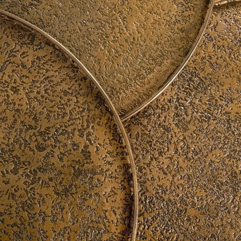 Soffbord Luton set om 3 (Svart/guld)