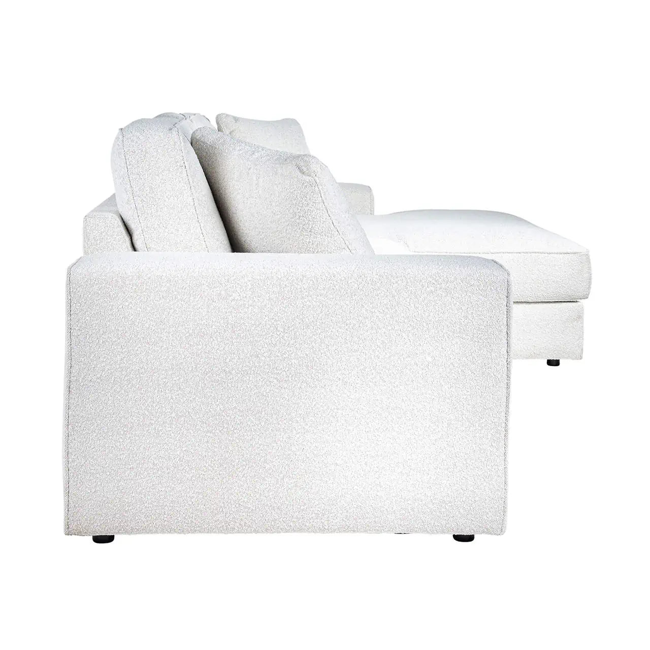 Soffa RICHMOND - SANTOS R, vit / bouclé