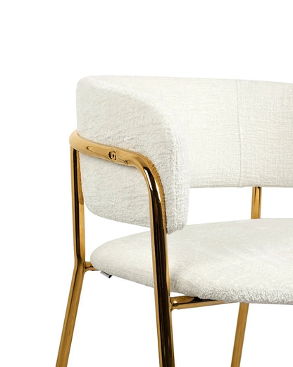 Barstolar DELTA 65 vit chenille