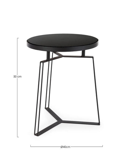 BIZZOTTO soffbord ZAIRA svart