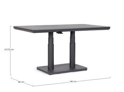 BIZZOTTO trädgårdsbord MIGUEL svart