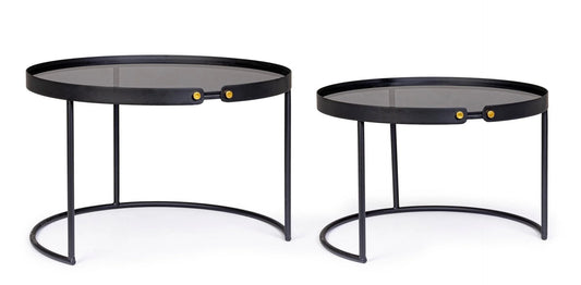BIZZOTTO Soffbord ZEINA ROUND Set om 2