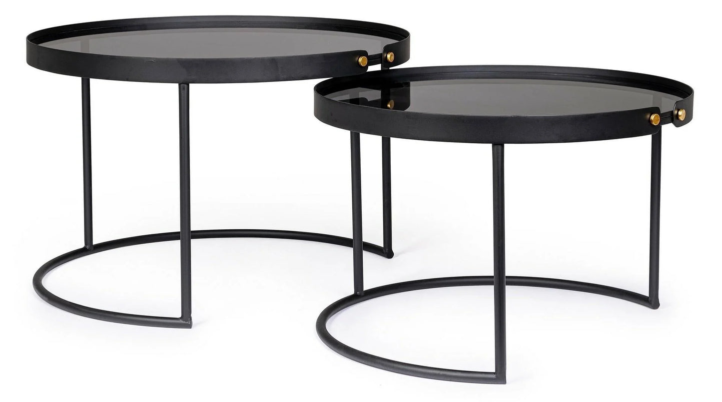 BIZZOTTO Soffbord ZEINA ROUND Set om 2