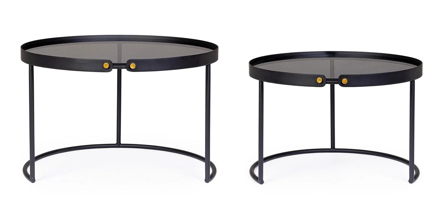 BIZZOTTO Soffbord ZEINA ROUND Set om 2
