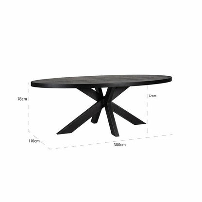 Bordsskiva WATSON 300 svart