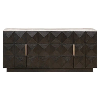 Byrå Claremont 4-dörrar (Brown)