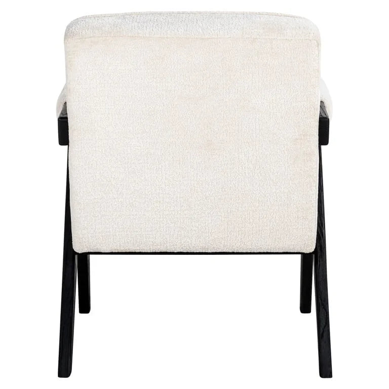 Fåtölj Cooper Vit Chenille