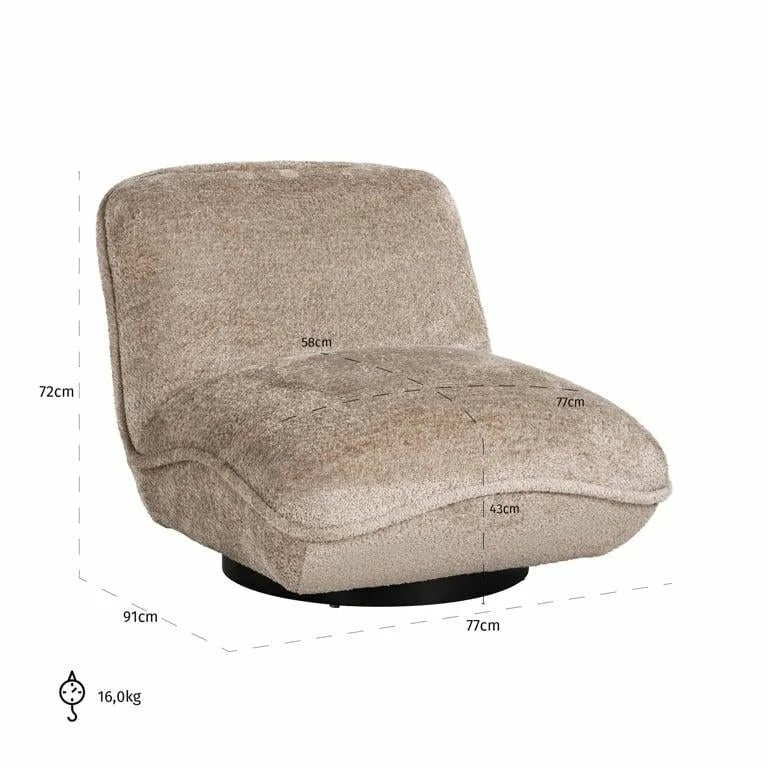 Fåtölj Ophelia Beige
