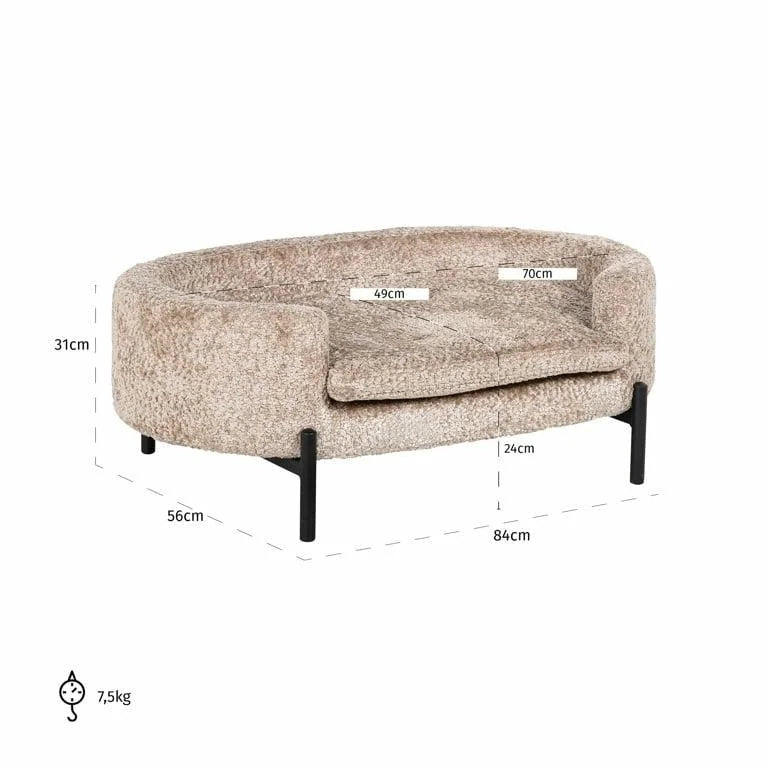 RICHMOND hundebädd DOLLY beige