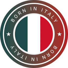 Italian flag badge.
