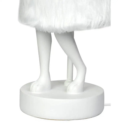 KARE bordslampa RABBIT FUR 50 cm vit