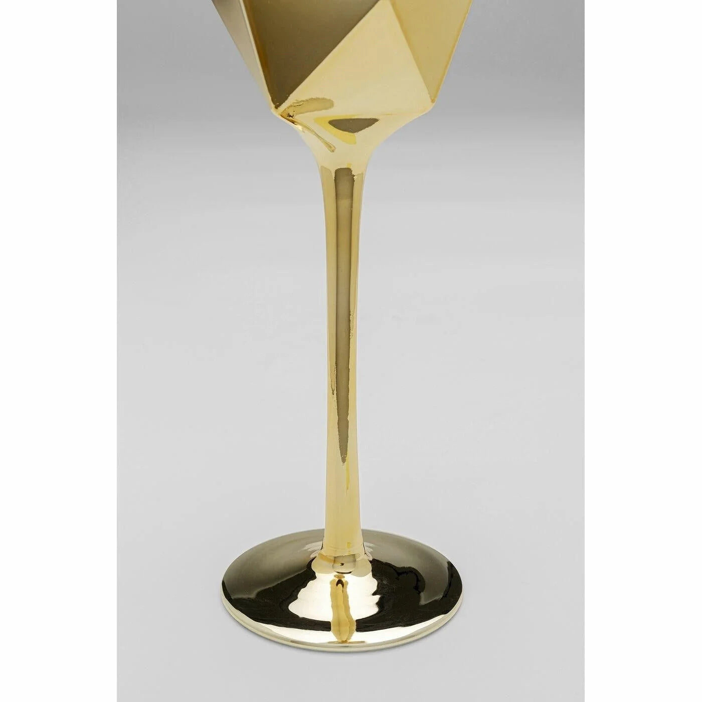 KARE komplett 4 champagneglas DIAMOND 365 ml guld