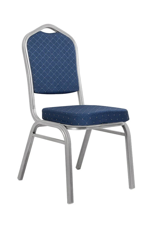 Bankettstol ARES blå / silver