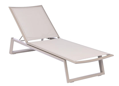 Leżak ogrodowy Andaluzja brązowy 202x65x33cm Miloo Home