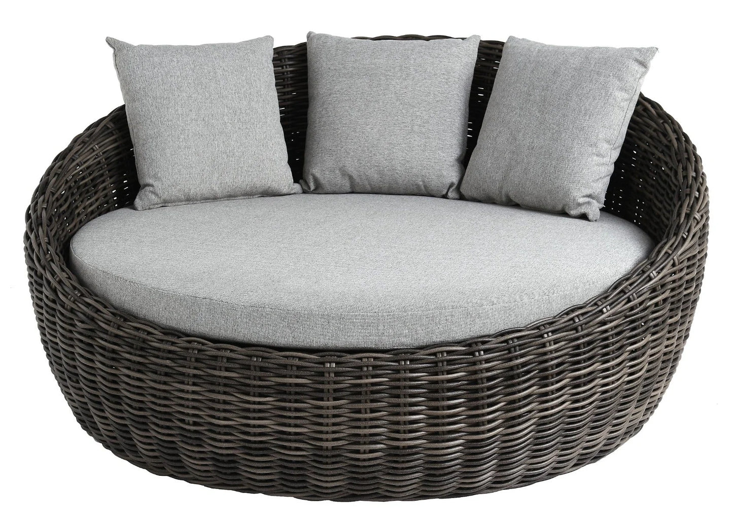 Łóżko dzienne ogrodowe Maje Grey 186x183x90cm Miloo Home