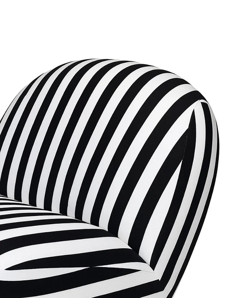 MaMaison fotel obrotowy AZURE biały /     czarny