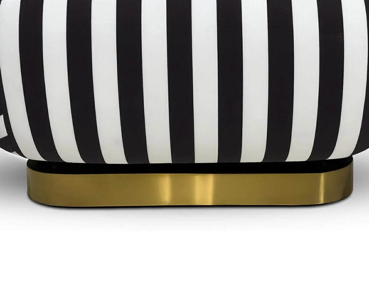 MaMaison fotel obrotowy AZURE biały /     czarny