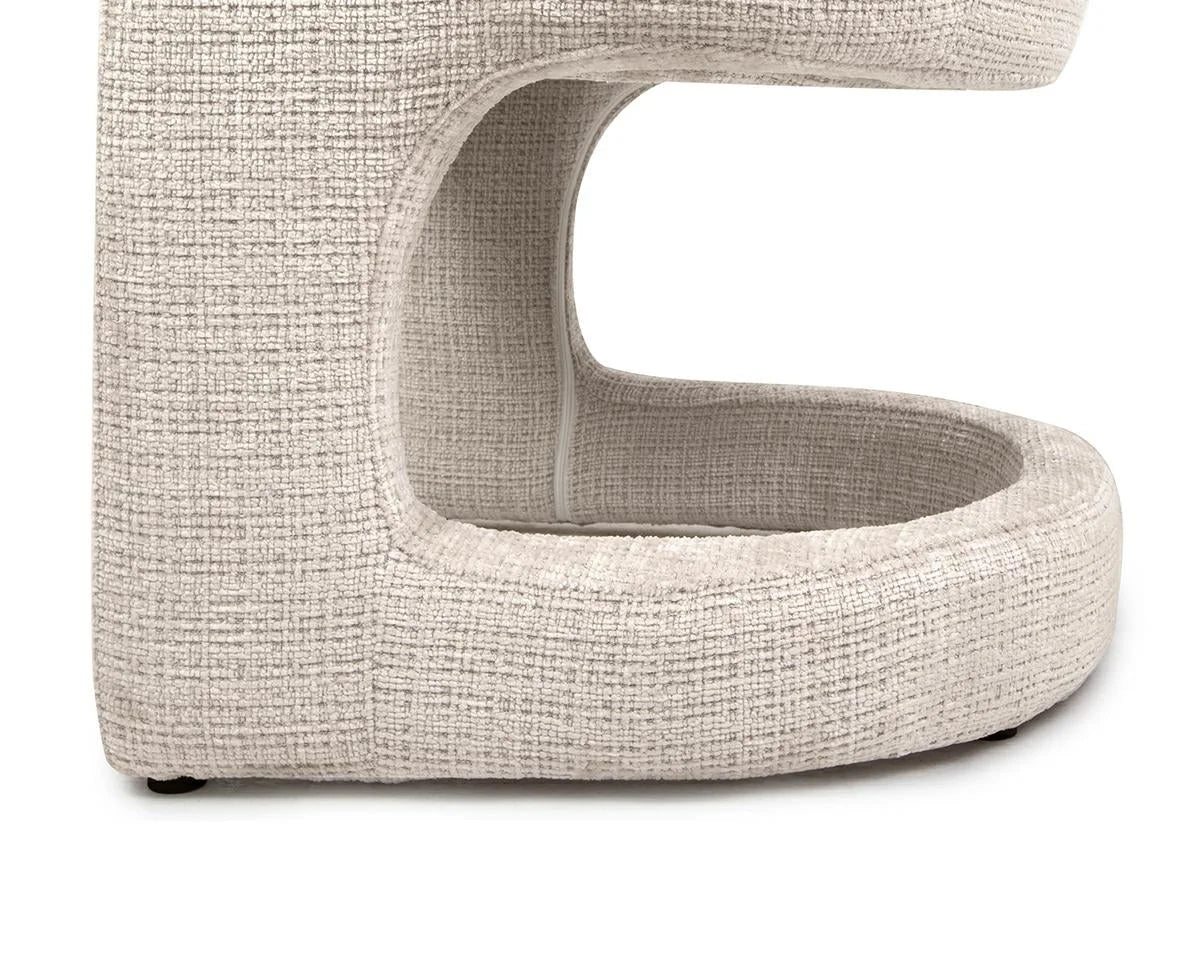 MaMaison stol SHELLY beige