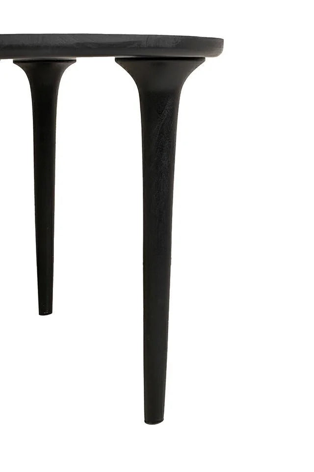 MaMaison matbord LAMINAR 200 svart / trä