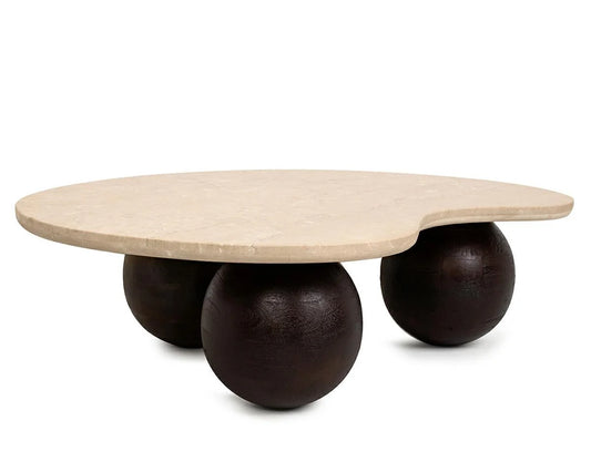 MaMaison soffbord ORGANIC Beige