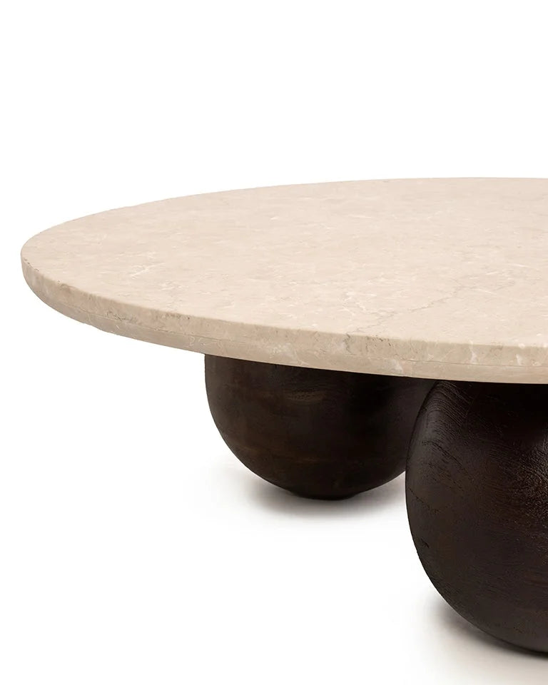MaMaison soffbord ORGANIC Beige