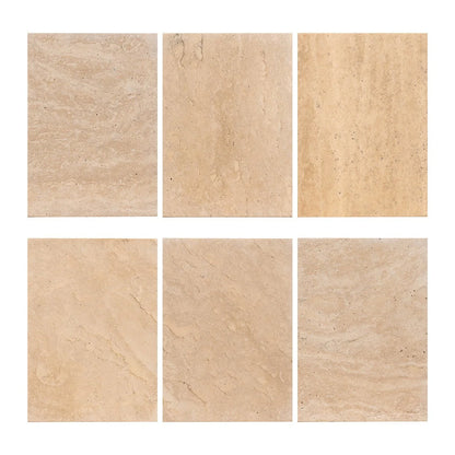 Matbord Renaissance 130Ø Travertin (Beige)
