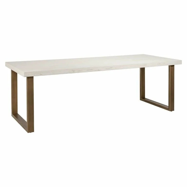 RICHMOND måttebord WHITEBONE MESSING 235