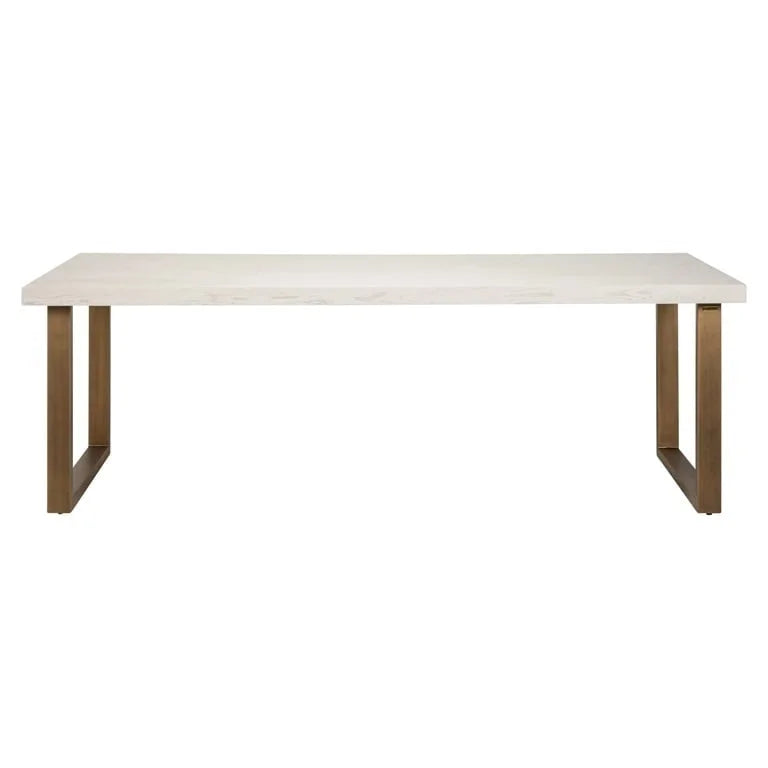 RICHMOND måttebord WHITEBONE MESSING 235