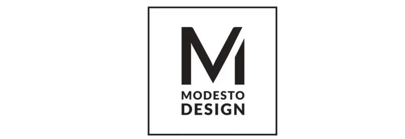 Modesto Design logo.