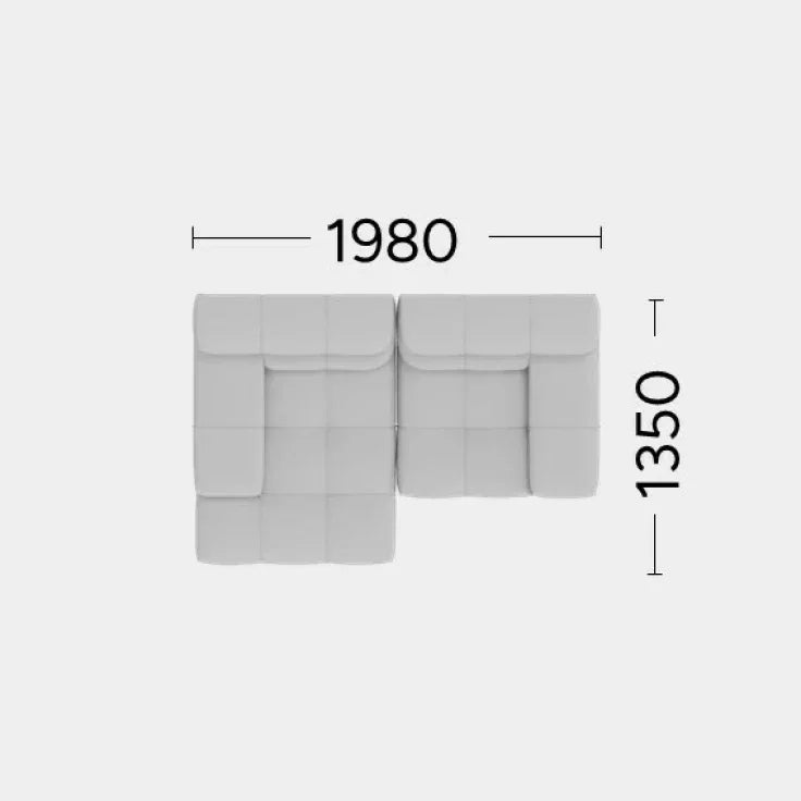 Höger 1980 x 1350 mm