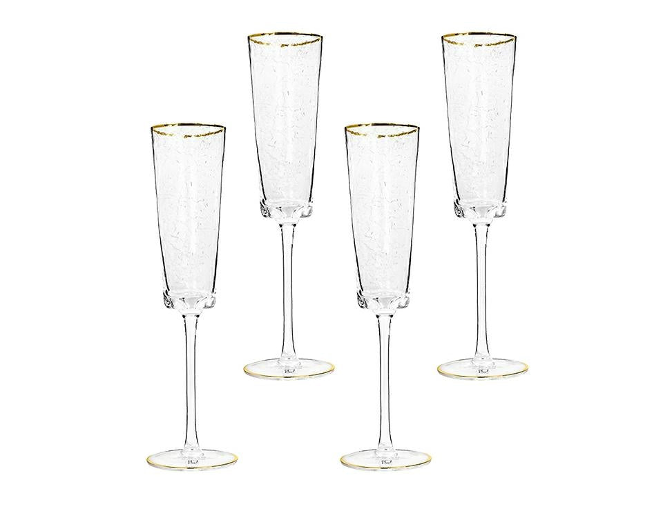 Champagneglas KARE Hommage 165 ml – Set om 4