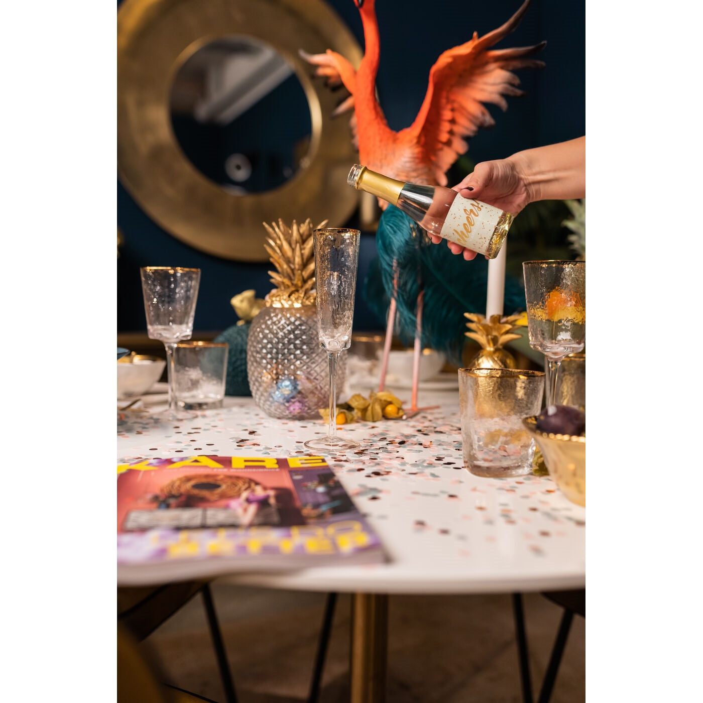 Champagneglas KARE Hommage 165 ml – Set om 4