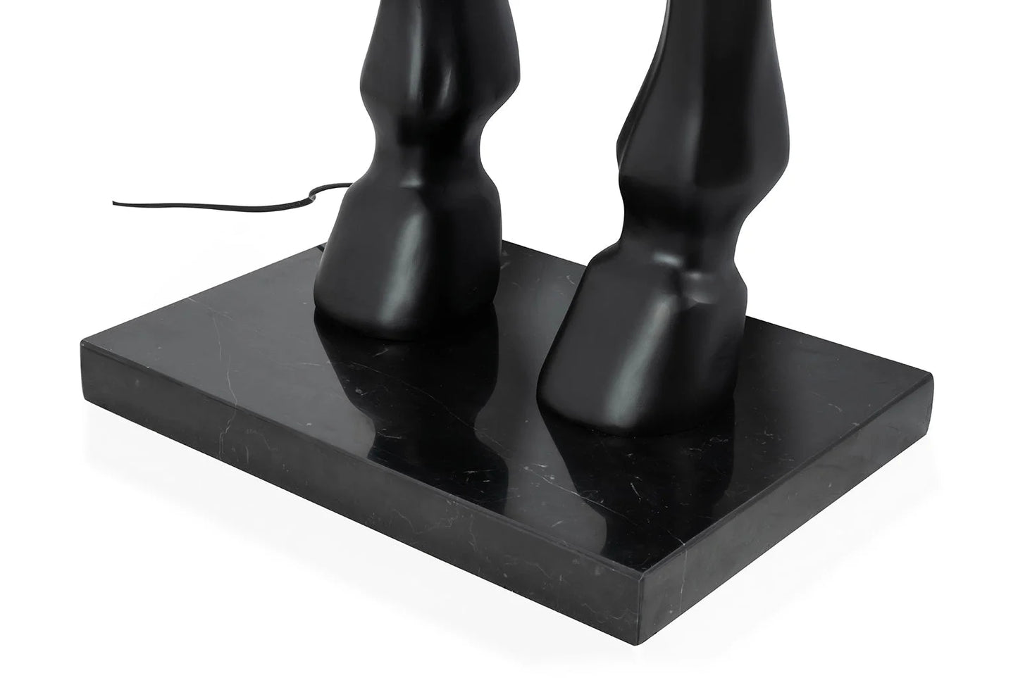 MOOSEE golvlampa HÄSTSTÅND M svart - glasfiber