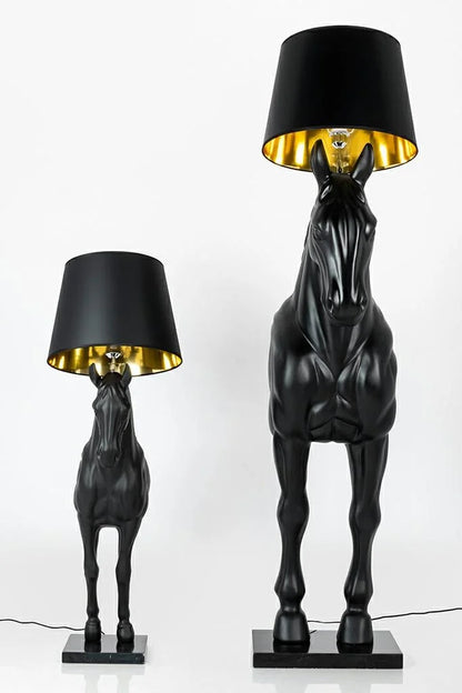 MOOSEE golvlampa HÄSTSTÅND M svart - glasfiber