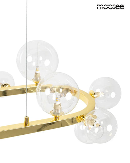 MOOSEE hänglampa ALURE OVAL 120       guld
