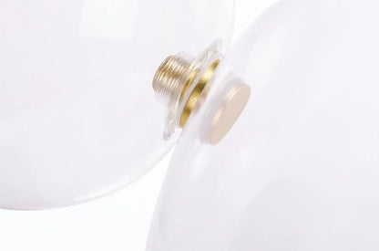 MOOSEE hänglampa CAPRI 4 guld - 60 LED, aluminium, glas