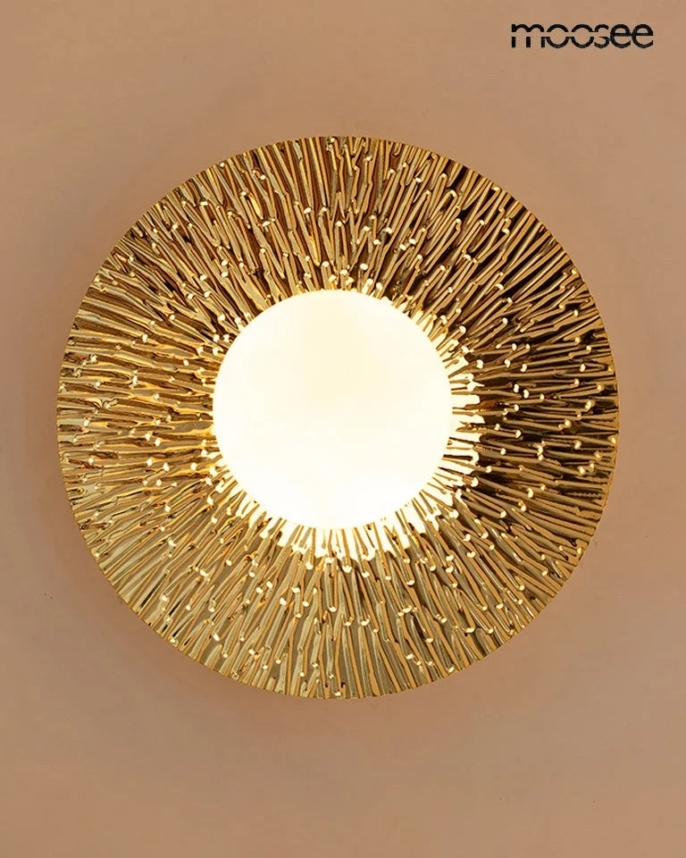 MOOSEE lampa ścienna SOUL 30 złota